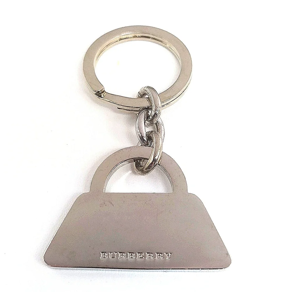 Vintage BURBERRY Nova Check Mini Purse Keychain Fob Purse Charm - Picture 4 of 4